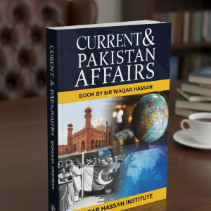 Current and Pakistan Affairs book by Sir Waqar Hassan for CSS and PMS preparation